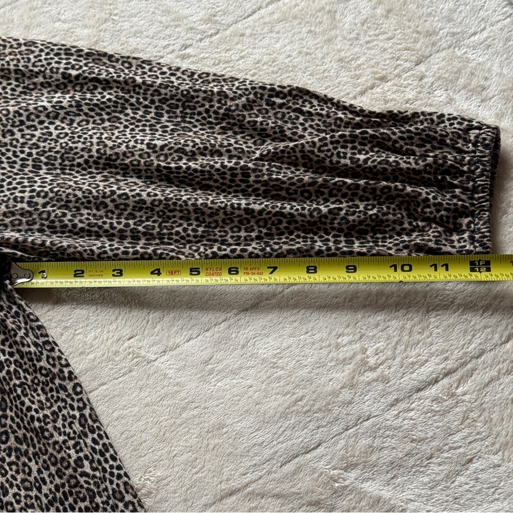 Michael Kors Leopard Print Women’s Peasant Top | … - image 6